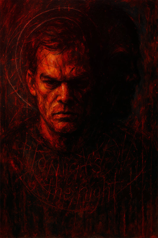 Dexter –  The Dark Passenger | Museum-Grade Canvas